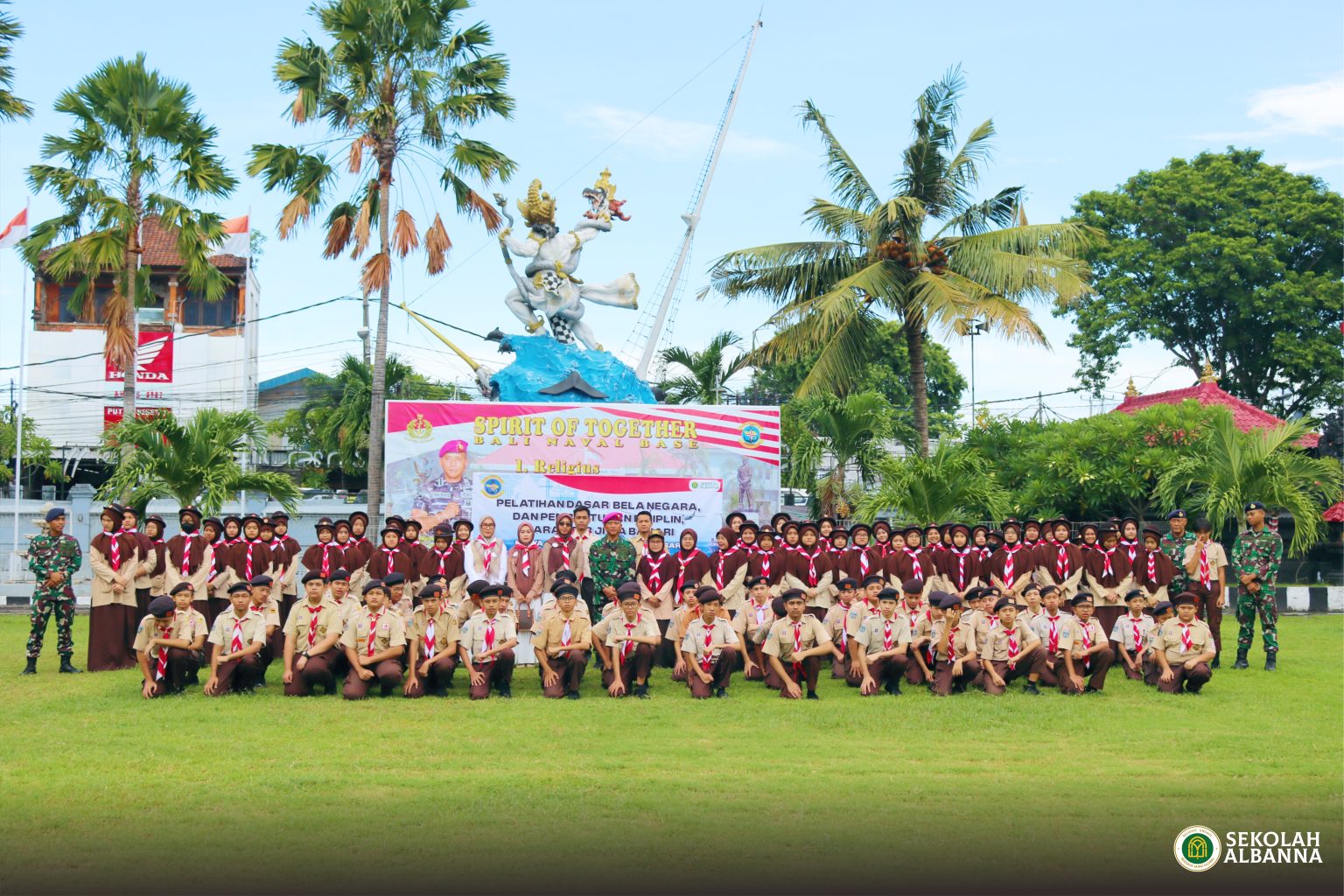 SMP ALBANNA - BELA NEGARA BERSAMA TNI AL (ANGKATAN LAUT) DENPASAR ...